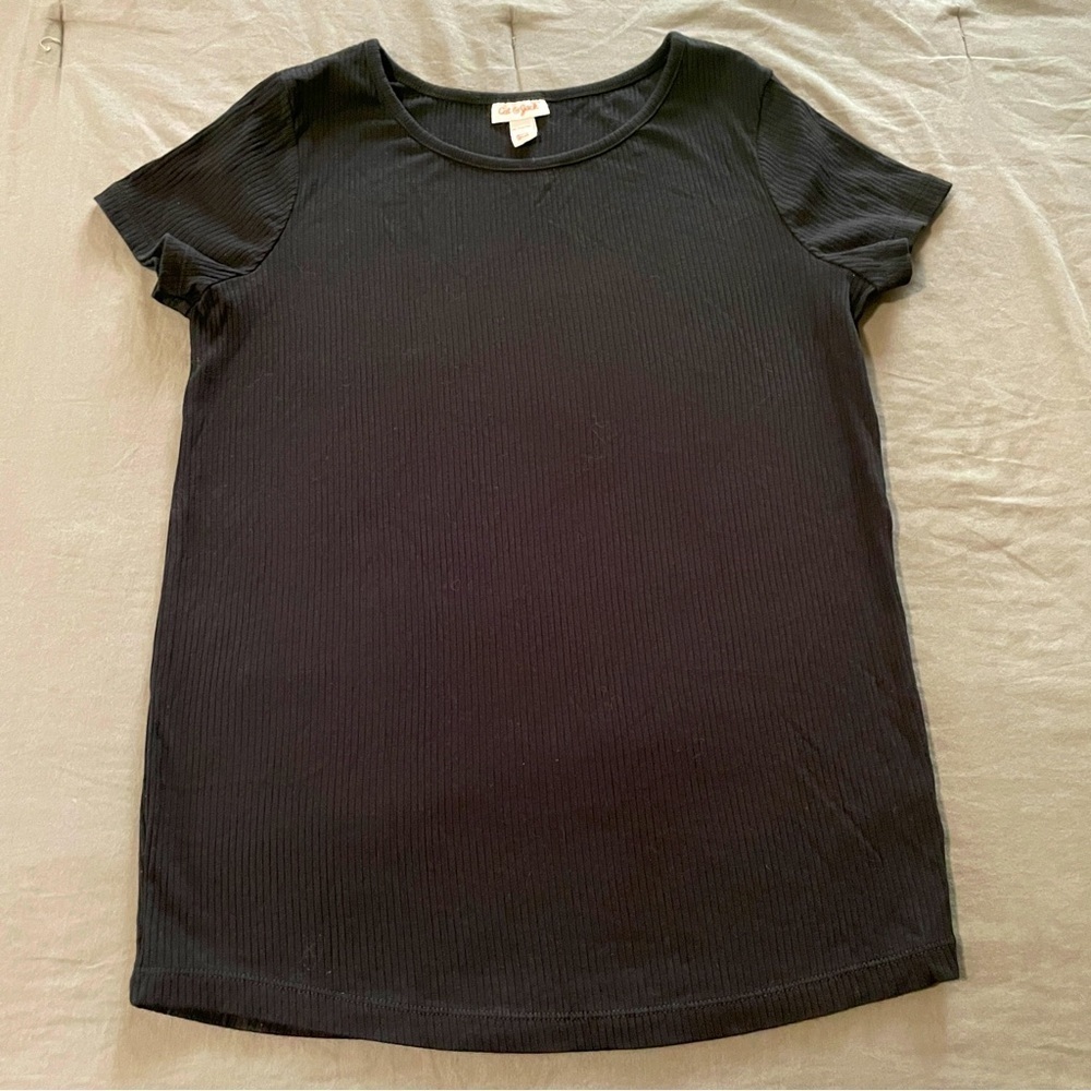 Cat & Jack ribbed  t-shirt girls sz 14/16